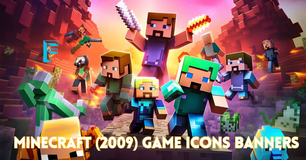 Minecraft (2009) game icon banners